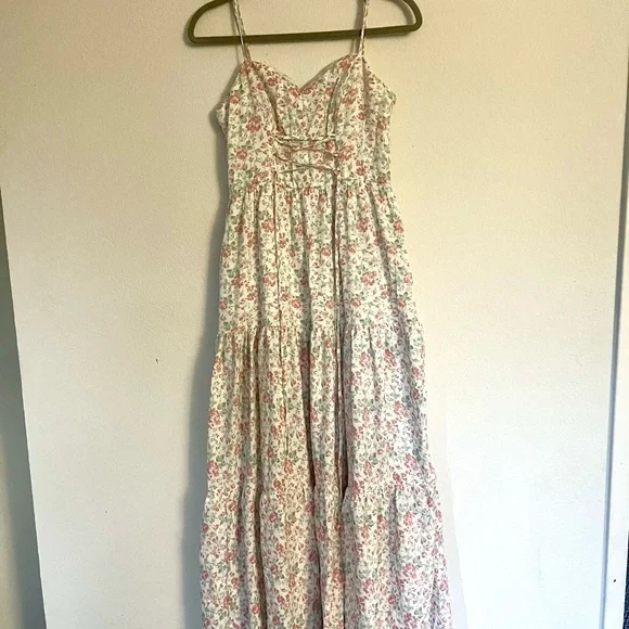 Francesca's Collections | Dresses | Audrey Parks Floral Maxi Dress |  Poshmark